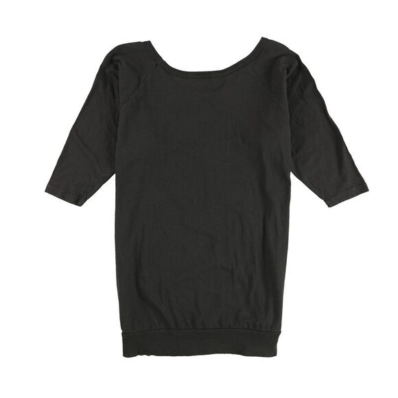 Foreign Season Womens Youth Hostile Graphic T-Shirt, Black, NWT - Picture 2 of 2